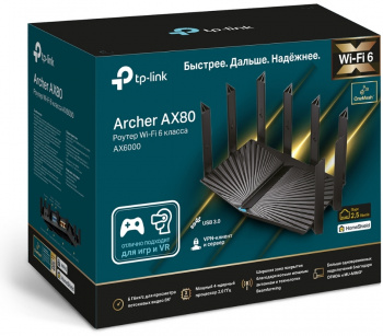 Роутер беспроводной TP-Link Archer AX80(RU)