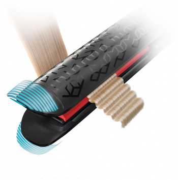 Щипцы Valera Professional Swiss`X Frise 37Вт черный/красный макс.темп.:230С покрытие:керамико-турмалиновое (101.04)