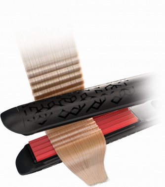 Щипцы Valera Professional Swiss`X Frise 37Вт черный/красный макс.темп.:230С покрытие:керамико-турмалиновое (101.04)