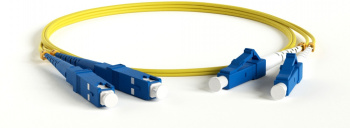 Патч-корд Hyperline FC-D2-9-LC/UR-SC/UR-H-5M-LSZH-YL