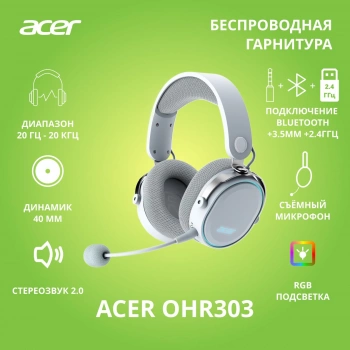 Наушники с микрофоном Acer OHR303