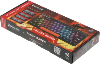 Клавиатура Defender Black Raven GK-417