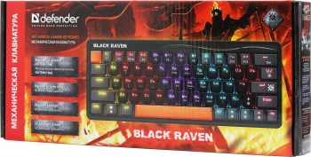 Клавиатура Defender Black Raven GK-417