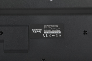 Клавиатура Defender Ozoth GK-106