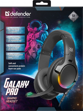 Наушники с микрофоном Defender Galaxy Pro
