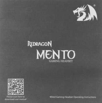Наушники с микрофоном Redragon Mento