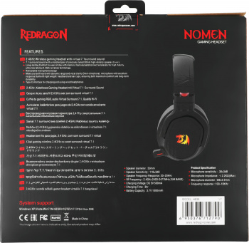 Наушники с микрофоном Redragon Nomen