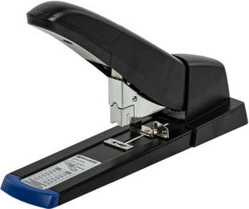 Степлер мощный Brauberg 270553 Heavy Duty Extra 24/6 24/8 26/6 23/8 23/10 23/13 23/15 23/17 (140листов) черный металл/пластик закрытый коробка