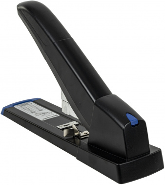 Степлер мощный Brauberg 270553 Heavy Duty Extra 24/6 24/8 26/6 23/8 23/10 23/13 23/15 23/17 (140листов) черный металл/пластик закрытый коробка