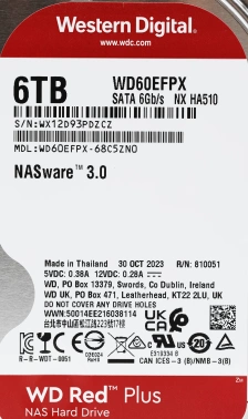 Жесткий диск WD SATA-III 6TB  WD60EFPX