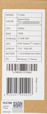 Ноутбук Tecno MegaBook  T1