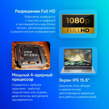 Ноутбук Acer Aspire 3  A315-24P-R80J