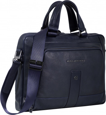 Деловая сумка Piquadro Carl CA4098S129/BLU с отделением для ноутбука 14