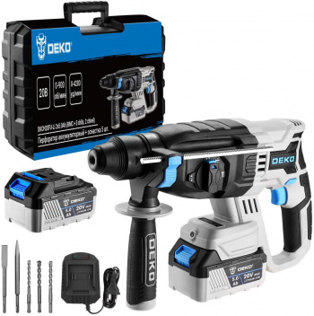 Перфоратор Deko DKCH20FU-Li