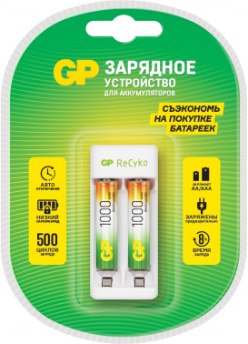 Зарядное устройство GP Rechargeable E211/100AAAHCCS-2CR1