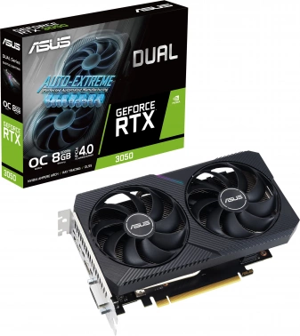 Видеокарта Asus PCI-E 4.0  DUAL-RTX3050-O8G-V2