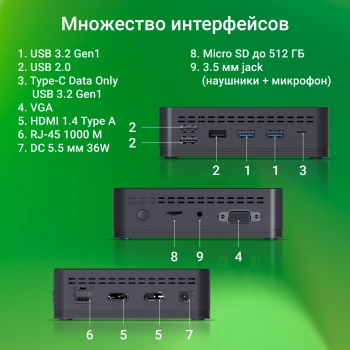 Неттоп Digma Mini Office