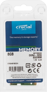 Память DDR4 8GB 3200MHz Crucial  CT8G4SFS832A
