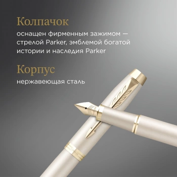 Ручка перьев. Parker IM Monochrome F328