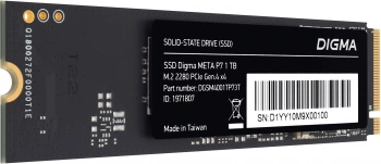 Накопитель SSD Digma PCIe 4.0 x4 1TB DGSM4001TP73T