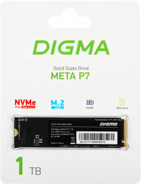 Накопитель SSD Digma PCIe 4.0 x4 1TB DGSM4001TP73T