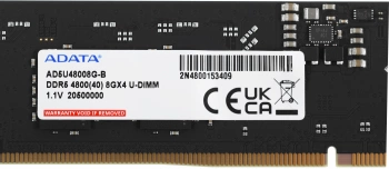 Память DDR5 8GB 4800MHz A-Data  AD5U48008G-B