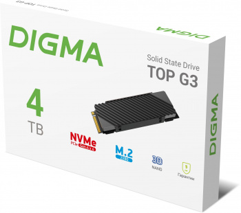 Накопитель SSD Digma PCIe 4.0 x4 4TB DGST4004TG33T