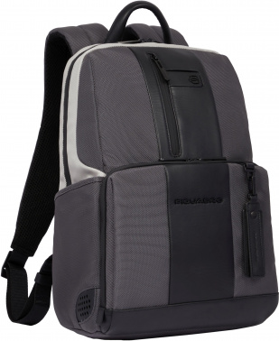 Рюкзак Piquadro Brief2 Special CA3214BR2S/GRN серый/черный нейлон/натур.кожа