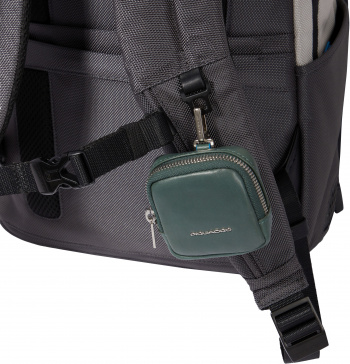 Рюкзак Piquadro Brief2 Special CA3214BR2S/GRN серый/черный нейлон/натур.кожа