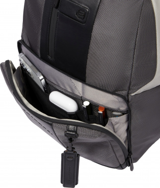 Рюкзак Piquadro Brief2 Special CA3214BR2S/GRN серый/черный нейлон/натур.кожа