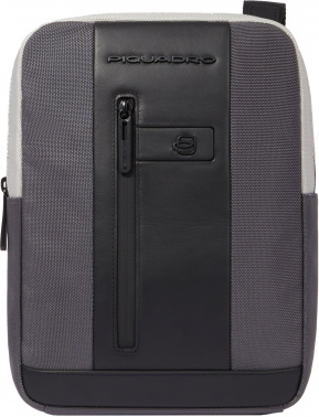 Сумка Piquadro Brief2 Special CA1816BR2S/GRN серая/черная нейлон/натур.кожа