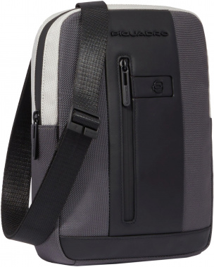 Сумка Piquadro Brief2 Special CA1816BR2S/GRN серая/черная нейлон/натур.кожа