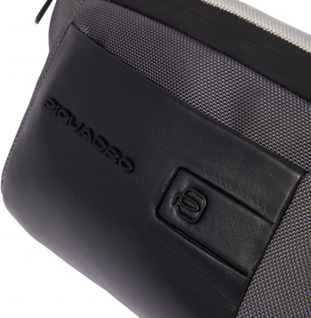 Сумка Piquadro Brief2 Special CA2174BR2S/GRN серая/черная нейлон/натур.кожа
