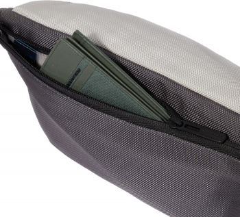 Сумка Piquadro Brief2 Special CA2174BR2S/GRN серая/черная нейлон/натур.кожа