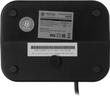 Тепловентилятор Royal Clima Notte RFH-N1500DC-BL