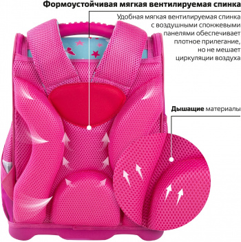 Ранец детский Юнландия Wise 271396