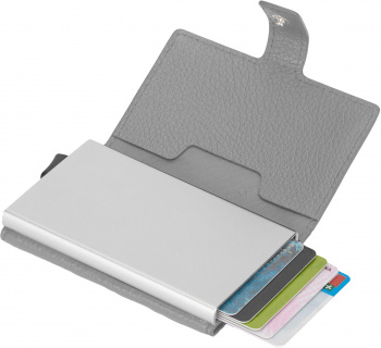 Чехол для кредитных карт Piquadro Modus Special PP5649MOSR/GR серый натур.кожа