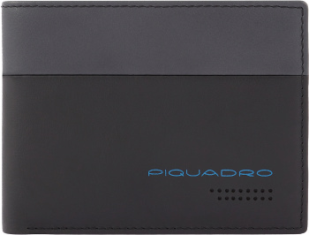 Кошелек мужской Piquadro Urban PU257UB00R/NGR черный/серый натур.кожа