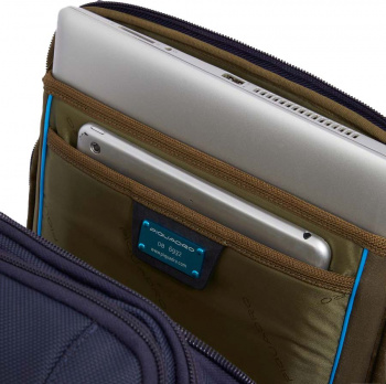 Сумка дорожная Piquadro Brief2 BV6154BR2/BLU с отделением для ноутбука 14