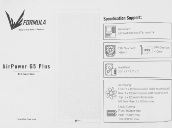 Корпус Formula Air Power G5 Plus