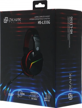 Наушники с микрофоном Оклик HS-L335G