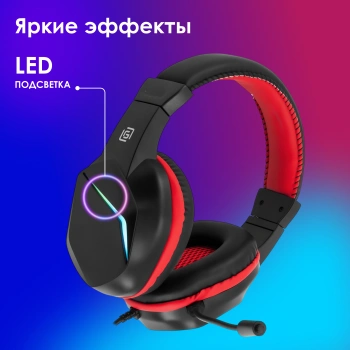 Наушники с микрофоном Оклик HS-L335G