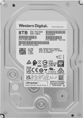 Жесткий диск WD SAS 3.0 8TB 0B36453  HUS728T8TAL5204