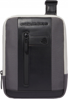 Сумка Piquadro Brief2 Special CA3084BR2S/GRN серая/черная нейлон/натур.кожа