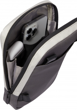 Сумка Piquadro Brief2 Special CA3084BR2S/GRN серая/черная нейлон/натур.кожа