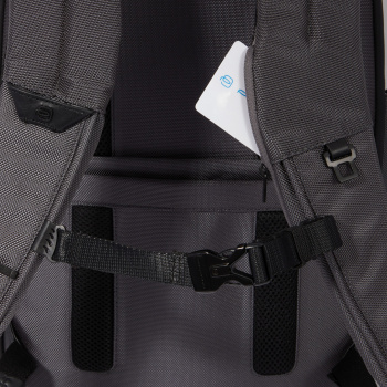 Рюкзак Piquadro Brief2 Special CA4532BR2S/GRN серый/черный нейлон/натур.кожа