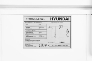 Морозильный ларь Hyundai CH1002