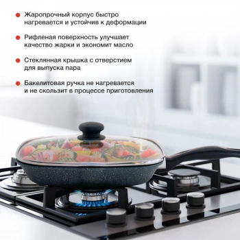 Сковорода-гриль Starwind Chef SW-CH3027GGR