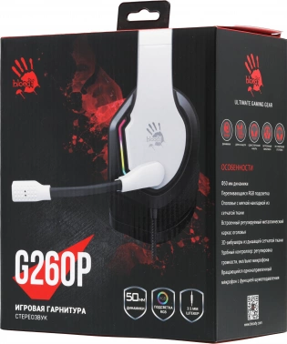 Наушники с микрофоном A4Tech Bloody G260p