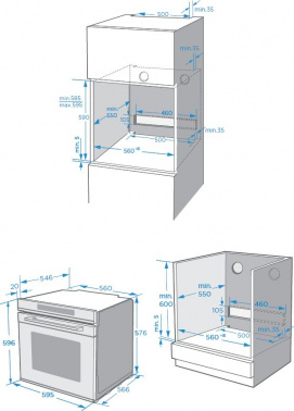 Духовой шкаф Электрический Weissgauff EOM 751 PDB Black Edition